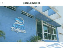 Tablet Screenshot of hoteldelfines.com.mx